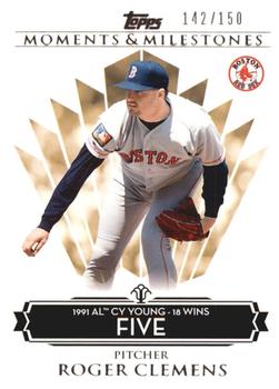 2008 Topps Moments & Milestones #78-5 Roger Clemens Front