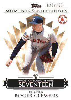 2008 Topps Moments & Milestones #78-17 Roger Clemens Front
