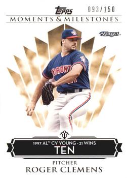 2008 Topps Moments & Milestones #79-10 Roger Clemens Front