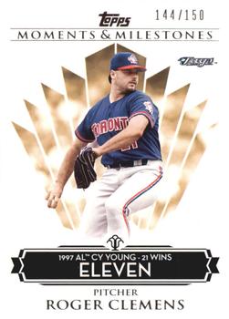 2008 Topps Moments & Milestones #79-11 Roger Clemens Front
