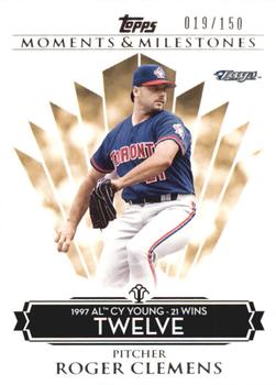 2008 Topps Moments & Milestones #79-12 Roger Clemens Front