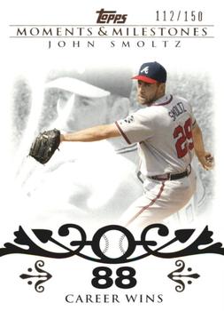2008 Topps Moments & Milestones #84-88 John Smoltz Front