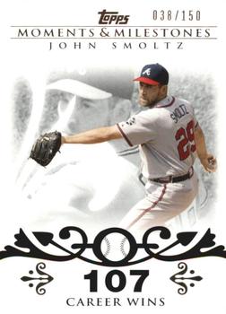 2008 Topps Moments & Milestones #84-107 John Smoltz Front
