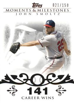 2008 Topps Moments & Milestones #84-141 John Smoltz Front