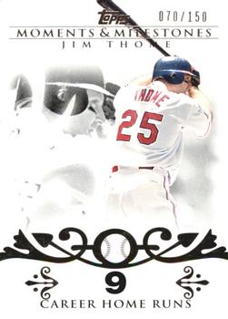 2008 Topps Moments & Milestones #85-9 Jim Thome Front