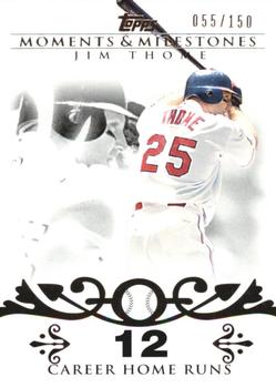 2008 Topps Moments & Milestones #85-12 Jim Thome Front