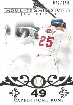 2008 Topps Moments & Milestones #85-49 Jim Thome Front