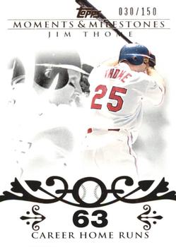 2008 Topps Moments & Milestones #85-63 Jim Thome Front