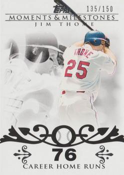 2008 Topps Moments & Milestones #85-76 Jim Thome Front
