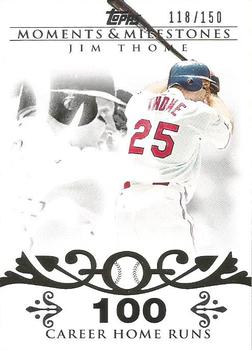 2008 Topps Moments & Milestones #85-100 Jim Thome Front