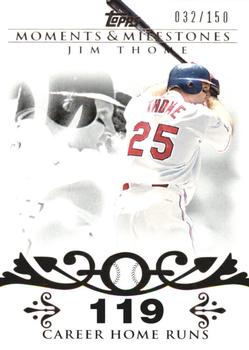 2008 Topps Moments & Milestones #85-119 Jim Thome Front