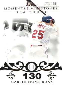 2008 Topps Moments & Milestones #85-130 Jim Thome Front