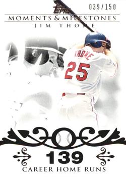 2008 Topps Moments & Milestones #85-139 Jim Thome Front