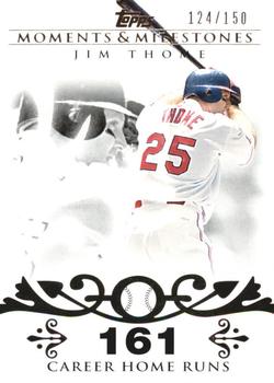 2008 Topps Moments & Milestones #85-161 Jim Thome Front