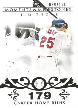 2008 Topps Moments & Milestones #85-179 Jim Thome Front