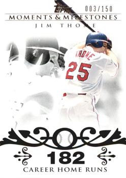 2008 Topps Moments & Milestones #85-182 Jim Thome Front