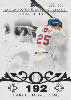 2008 Topps Moments & Milestones #85-192 Jim Thome Front