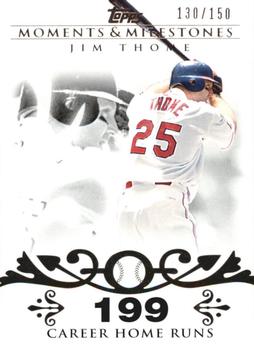 2008 Topps Moments & Milestones #85-199 Jim Thome Front