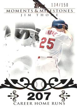 2008 Topps Moments & Milestones #85-207 Jim Thome Front