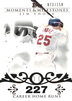 2008 Topps Moments & Milestones #85-227 Jim Thome Front