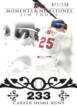 2008 Topps Moments & Milestones #85-233 Jim Thome Front