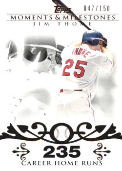 2008 Topps Moments & Milestones #85-235 Jim Thome Front