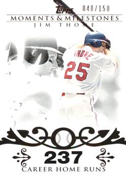 2008 Topps Moments & Milestones #85-237 Jim Thome Front