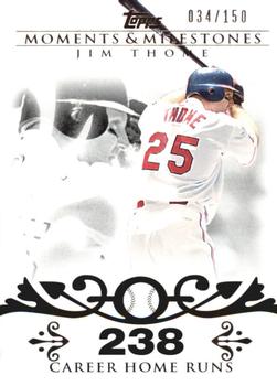 2008 Topps Moments & Milestones #85-238 Jim Thome Front