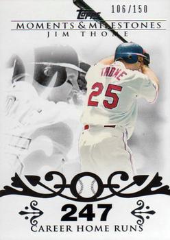 2008 Topps Moments & Milestones #85-247 Jim Thome Front