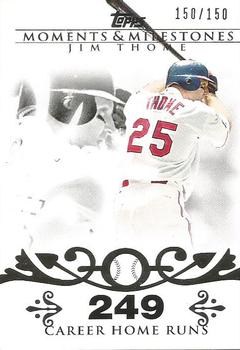 2008 Topps Moments & Milestones #85-249 Jim Thome Front