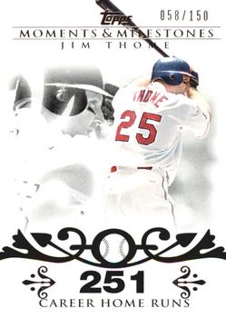2008 Topps Moments & Milestones #85-251 Jim Thome Front