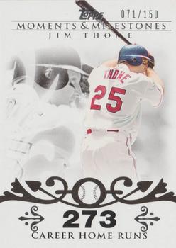 2008 Topps Moments & Milestones #85-273 Jim Thome Front