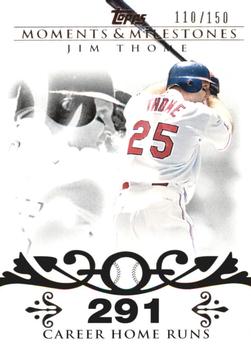 2008 Topps Moments & Milestones #85-291 Jim Thome Front