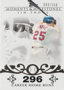 2008 Topps Moments & Milestones #85-296 Jim Thome Front
