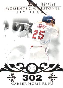 2008 Topps Moments & Milestones #85-302 Jim Thome Front