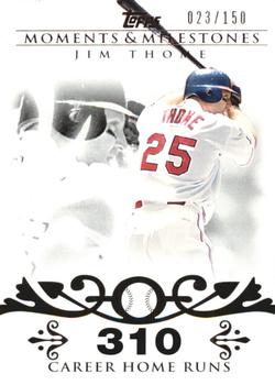 2008 Topps Moments & Milestones #85-310 Jim Thome Front