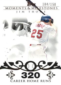 2008 Topps Moments & Milestones #85-320 Jim Thome Front