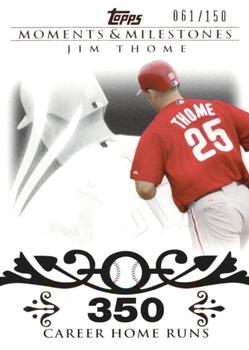 2008 Topps Moments & Milestones #85-350 Jim Thome Front