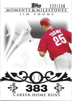 2008 Topps Moments & Milestones #85-383 Jim Thome Front