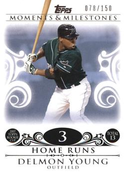 2008 Topps Moments & Milestones #98-3 Delmon Young Front