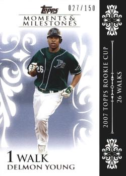 2008 Topps Moments & Milestones #99-1 Delmon Young Front