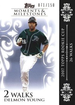 2008 Topps Moments & Milestones #99-2 Delmon Young Front