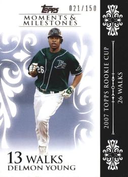 2008 Topps Moments & Milestones #99-13 Delmon Young Front
