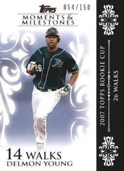 2008 Topps Moments & Milestones #99-14 Delmon Young Front