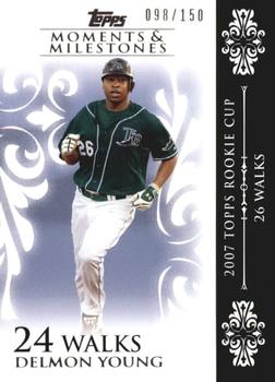 2008 Topps Moments & Milestones #99-24 Delmon Young Front