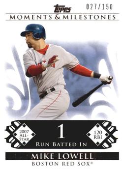 2008 Topps Moments & Milestones #102-1 Mike Lowell Front