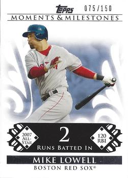2008 Topps Moments & Milestones #102-2 Mike Lowell Front