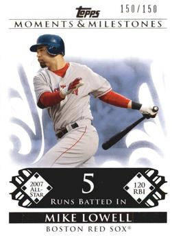 2008 Topps Moments & Milestones #102-5 Mike Lowell Front