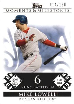 2008 Topps Moments & Milestones #102-6 Mike Lowell Front