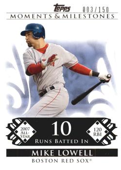2008 Topps Moments & Milestones #102-10 Mike Lowell Front